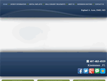 Tablet Screenshot of kissimmeeoralsurgery.com